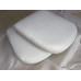 Replacement Cushions For Ball Chair in White Nappa Leather Replacement Cushions For Ball Chair in White Nappa Leather