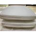 Replacement Cushions For Ball Chair in White Nappa Leather Replacement Cushions For Ball Chair in White Nappa Leather