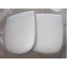 Replacement Cushions For Pod Chair in White Nappa Leather Replacement Cushions For Pod Chair in White Nappa Leather
