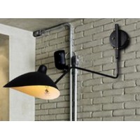 Serge Mouille Style Single-Arm Wall Lamp Of 60Cm