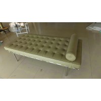 Barcelona Style Daybed In Top Grain Leather