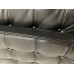 Barcelona Loveseat Cushions And Straps in Black Full Aniline Leather