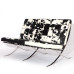 Cowhide Barcelona Loveseat Cushions With No Piping