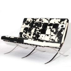 Cowhide Barcelona Sofa Cushions With No Piping