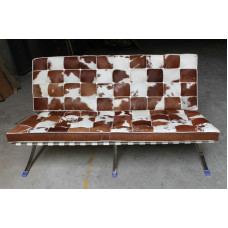 Pony Skin Leather Barcelona Sofa Cushions