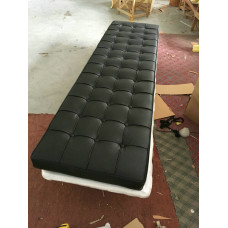 Black Barcelona Long Bench Cushion Three Seaters Bench Cushion 198Cm