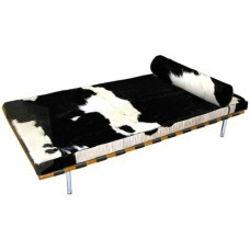 Cowhide Barcelona Daybed Cushions With No Piping