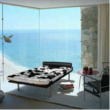 Cowhide Leather Barcelona Daybed Cushions