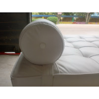 Barcelona Bolster Cylindrical Pillow For Daybed Or Bench Or Chair In PU Leather