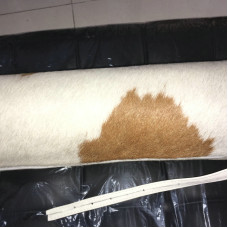 Barcelona Bolster Cylindrical Pillow For Daybed Or Bench Or Chair In Pony Skin Leather