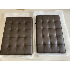 Chocolate Brown Barcelona Chair Cushions In Standard Grade