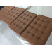 Mud Brown Barcelona Chair Cushions in Higher Grade