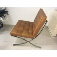 Barcelona Style Chair in Crazy Hose Leather