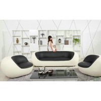 Scoop Sofa Set Made In Leather